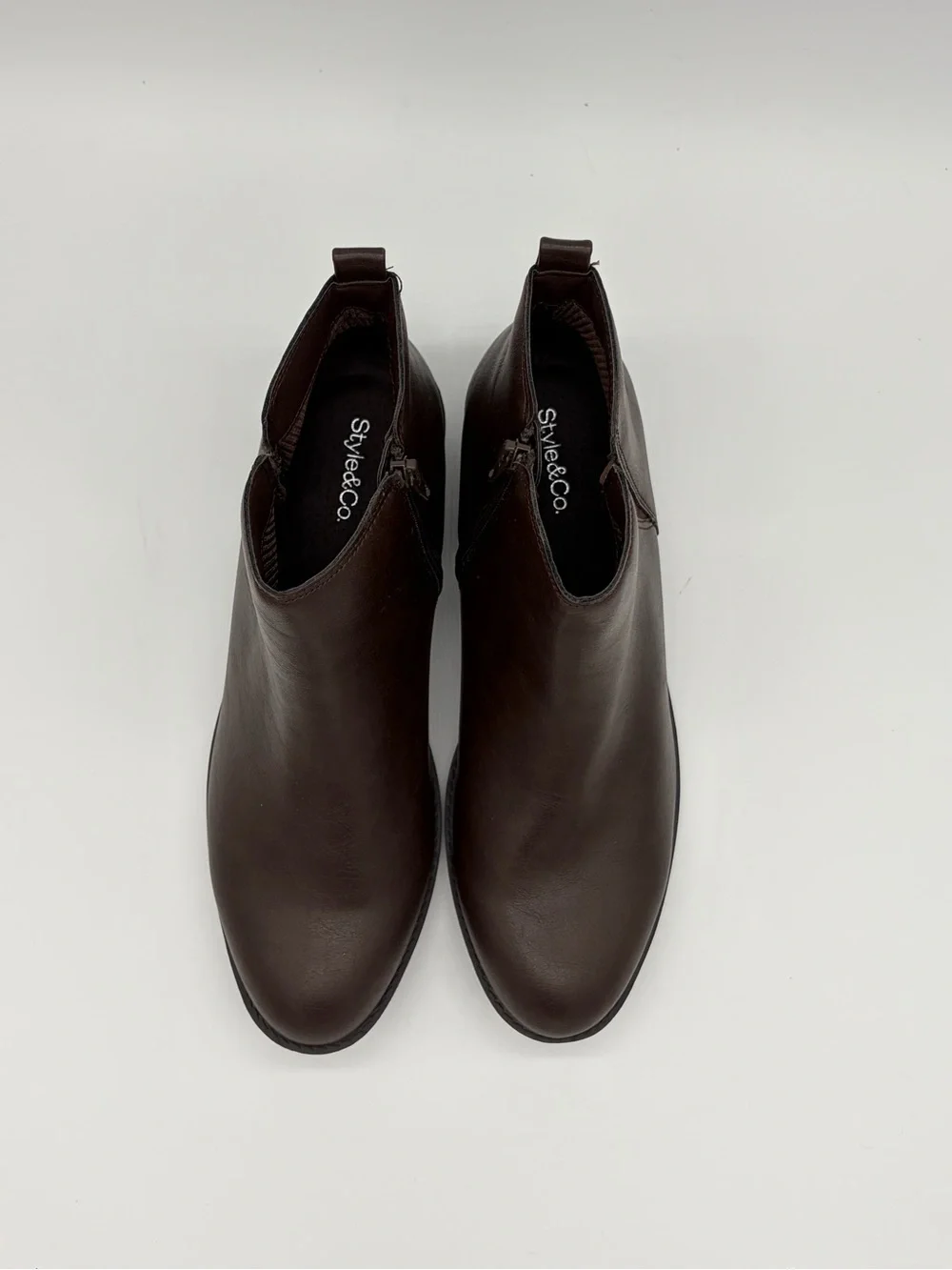 Style & Co. Brown Women's Ankle Booties New Without Box.